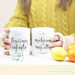 PACK DE TAZAS - JUNTOS LLEGAREMOS HASTA EL INFINITO Y MUCHÍSIMO, PERO QUE MUCHÍSIMO MÁS ALLÁ