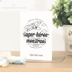 TARJETA - GRACIAS POR SER EL SUPER-HÉROE QUE EXPULSABA LOS MONSTRUOS + SOBRE KRAFT