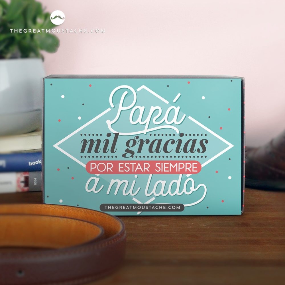 KIT "PAPÁ MIL GRACIAS POR ESTAR A MI LADO"