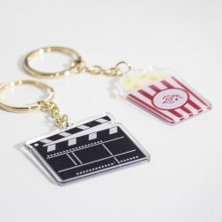 PACK LLAVEROS METACRILATO "LO NUESTRO ES DE PELÍCULA"