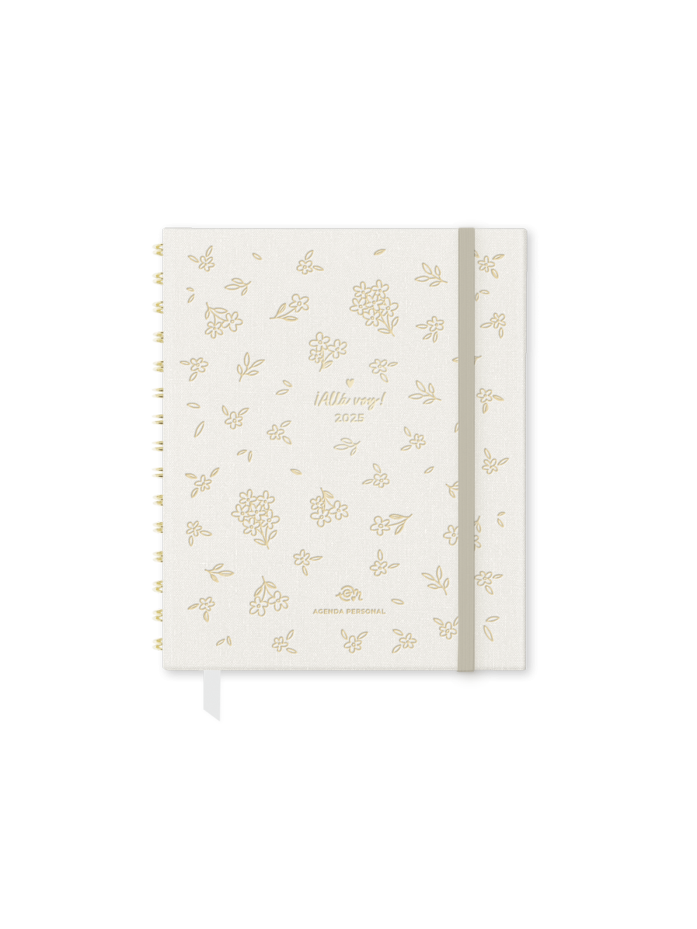 cream white planner 2025