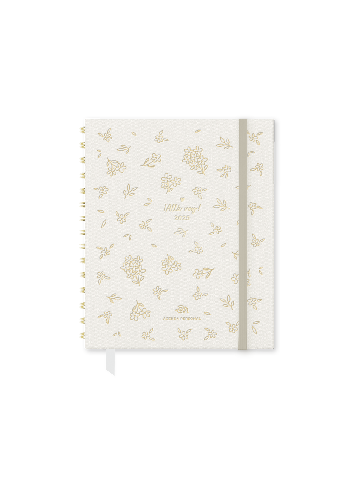 cream white planner 2025